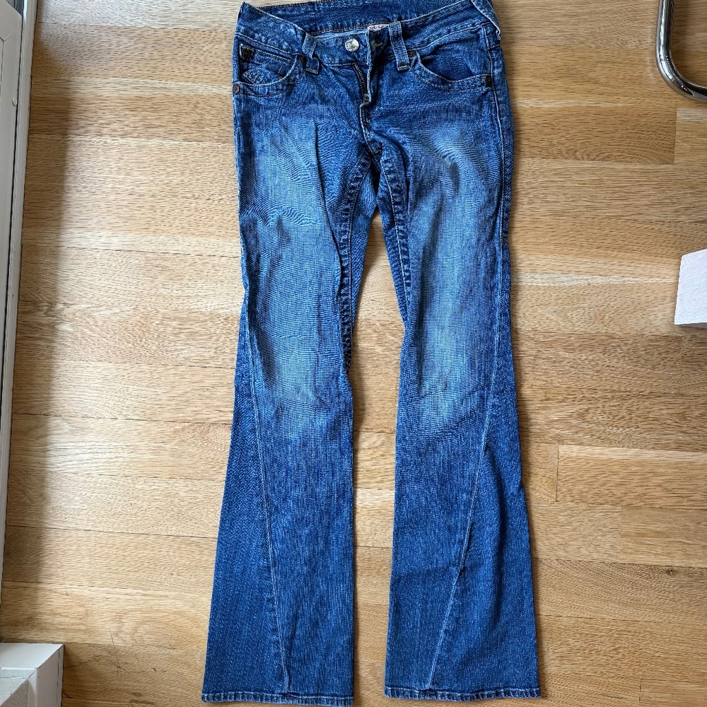 True Religion Flare Jeans, Size 27